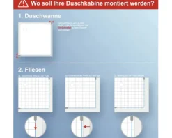 Eckeinstieg mit Drehfalttür SCHULTE Alexa Style 2.0 ExpressPlus 80 x 80 cm Profil aluminium Klarglas schmutzabweisende Glasbeschichtung