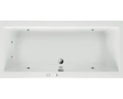 Einbau Whirlpool Rechteckbadewanne Körperformbadewanne OTTOFOND Matrix 75 x 170 cm weiß glänzend 56600