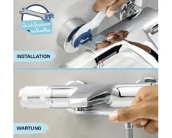 Einhebel Badewannenarmatur Grohe Quickfix Start 2021 chrom glänzend 32278002