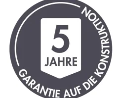 Elementsauna Karibu Tamara ohne Ofen mit Dachkranz und bronzierter Ganzglastüre