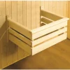 Elementsauna Weka Kiruna GT Gr.1 inkl.3,6 kW Ofen u.integr.Steuerung mit graphitfarbeneer Ganzglastüre