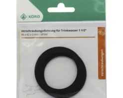 EPDM-Ring 46 x 62 x 2 mm 70 Sh.A für Verschraubung 1 1/2"