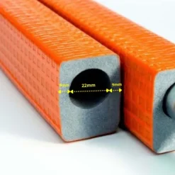 EXZENTROFLEX® Compact 2m Ø 22 mm 9 mm Dämmung
