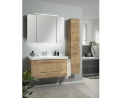 FACKELMANN Hochschrank Milano BxHxT 30 x 165,5 x 32 cm Asteiche