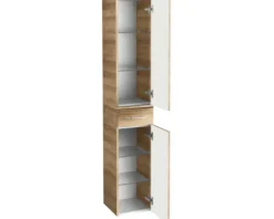 FACKELMANN Hochschrank Milano BxHxT 30 x 165,5 x 32 cm Asteiche