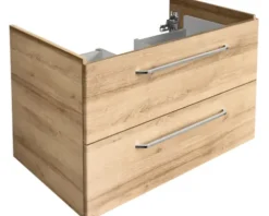 FACKELMANN Waschtischunterschrank Milano BxHxT 80 x 49,2 cm x 47,5 cm Frontfarbe asteiche holzdekor 84202