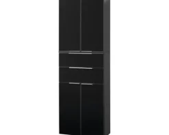FACKELMANN Hochschrank Style/Kara BxHxT 61 x 176 x 32 cm anthrazit fertig montiert