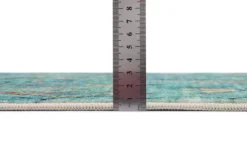 Farbenfrohe weiche Badematte Ariella Türkis70x120 cm