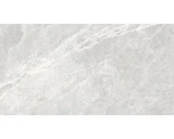 Feinsteinzeug Wand- und Bodenfliese Pietra Marmo lightgrey 60 x 120 x 0,9 cm geädert rektifiziert