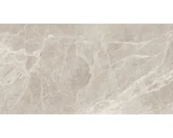 Feinsteinzeug Wand- und Bodenfliese Pietra Marmo greige 60 x 120 x 0,9 cm geädert rektifiziert