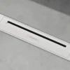 Fertigset Duschrinne hansgrohe RainDrain Flex 700 mm kürzbar weiß matt Wandmontage 56050700 ohne Grundkörper