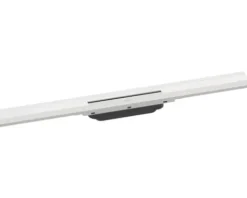 Fertigset Duschrinne hansgrohe RainDrain Flex 700 mm kürzbar weiß matt Wandmontage 56050700 ohne Grundkörper