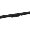 Fertigset Duschrinne hansgrohe RainDrain Match Plus 755 mm schwarz matt 56215670 ohne Installationsset und den uBox Grundkörper
