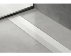 Fertigset Duschrinne hansgrohe RainDrain Flex 700 mm kürzbar weiß matt 56043700 ohne Grundkörper