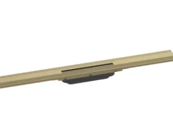 Fertigset Duschrinne hansgrohe RainDrain Flex 700 mm kürzbar brushed bronze Wandmontage 56050140 ohne Grundkörper
