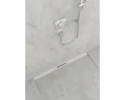 Fertigset Duschrinne hansgrohe RainDrain Flex 700 mm kürzbar edelstahl gebürstet 56043800 ohne Grundkörper