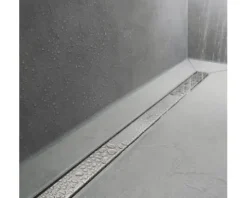 Fertigset Duschrinne hansgrohe RainDrain Match 955 mm edelstahl gebürstet 56041800 ohne Installationsset und den uBox Grundkörper