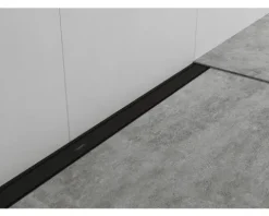 Fertigset Duschrinne hansgrohe RainDrain Match 655 mm schwarz matt 56037670