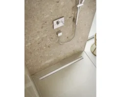 Fertigset Duschrinne hansgrohe RainDrain Original 700 mm edelstahl gebürstet 56197800 ohne Grundkörper