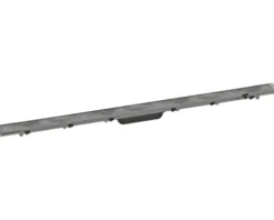 Fertigset Duschrinne hansgrohe RainDrain Rock 1000 mm befliesbar 56033000 ohne Installationsset und den uBox Grundkörper
