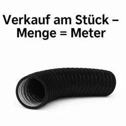 Flexibler Abluftschlauch 450 mm Combiflexrohr Aluminium-Innenbeschichtung feuerfest & extra stabil Für Klima-, Lüftungs- und Abluftanlagen