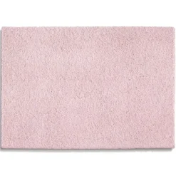 FLOORDIREKT Badematte Sky Soft - Reckteckig - Rutschhemmende Rückseite - Rosa - 60 x 100 cm
