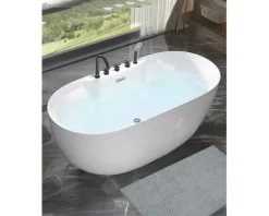 form&style Badteppich Chenille 80 x 50 cm grau