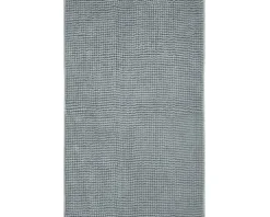 form&style Badteppich Chenille 80 x 50 cm grau