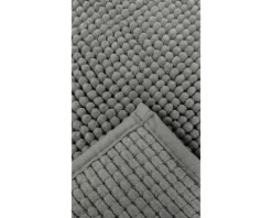form&style Badteppich Chenille 80 x 50 cm grau