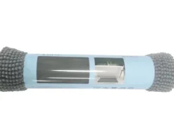 form&style Badteppich Chenille 80 x 50 cm grau