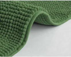 form&style Badteppich Chenille 80 x 50 cm tannengrün