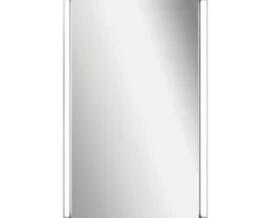 form&style Spiegelschrank 42,5 x 16,5 x 67 cm grau 1-türig LED IP 20