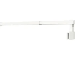 form&style Stabilisationsbügel MODENA eckig 730 - 1200 mm ausziehbar weiß matt