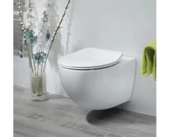 form&style WC-Sitz RANVELI Click & Clean weiß mit Absenkautomatik matt weiß