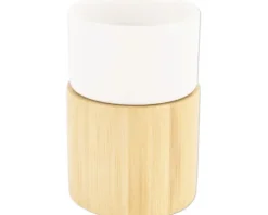 form&style Zahnputzbecher Curetta Keramik mit Bambus