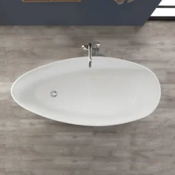 Freistehende Badewanne aus Mineralguss | Rachele