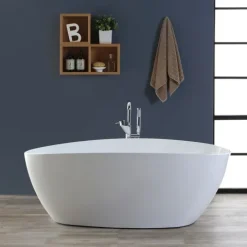 Freistehende Badewanne aus Mineralguss | Rachele