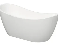 Freistehende Badewanne Cersanit ZEN 71 x 182 cm weiß glänzend inkl. Ablauf AZBV1000101516