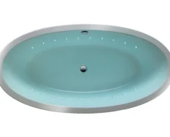 Freistehende Badewanne OTTOFOND Kent 94 x 190 cm weiß glänzend mit Beleuchtung 71180