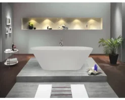 Freistehende Badewanne OTTOFOND Mago 75 x 170 cm weiß glänzend 703951