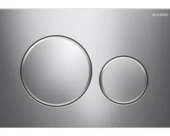 GEBERIT Betätigungsplatte Sigma 20 Platte chrom glänzend / Taster chrom glänzend / Dekorringe matt 115.882.KH.1