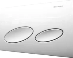 GEBERIT Betätigungsplatte Kappa 20 Platte weiß glänzend / Taster weiß glänzend 115.228.11.1
