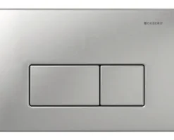 GEBERIT Betätigungsplatte Kappa 50 Platte chrom matt / Taster chrom matt 115.260.46.1