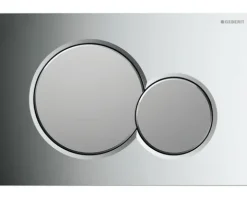 GEBERIT Betätigungsplatte Sigma 01 Platte chrom glänzend / Taster chrom matt 115.770.KA.5