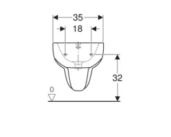 GEBERIT Wandbidet Smyle weiß mit KeraTect® Spezialglasur 500.216.01.8