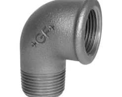Georg Fischer +GF+ Winkel 90 ° Temperguss Nr.92 3/8 " IG x 3/8 " AG
