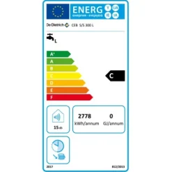 Gepanzerter vertikaler elektrischer Warmwasserbereiter Sol De Dietrich 300 L