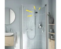 Grohe Quickfix Duscharmatur mit Thermostat PRECISION FLOW chrom 34800001