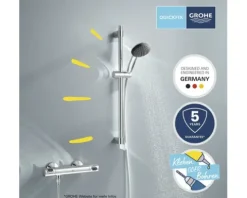 Grohe Quickfix Duscharmatur mit Thermostat PRECISION FLOW chrom 34800001
