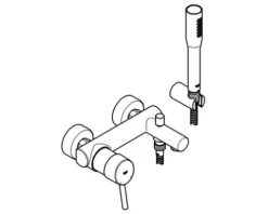 GROHE Badewannenarmatur CONCETTO chrom 32212001